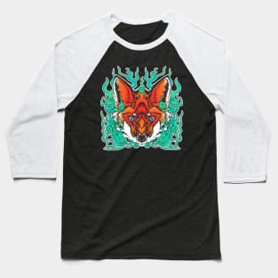 Burning Spirit-Fix Fire Baseball T-Shirt